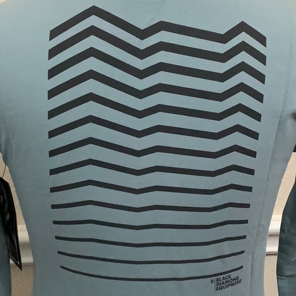 Black Diamond RIDGES LOGO CREW SWEATSHIRT - Blue Ash - Picture 4 of 12